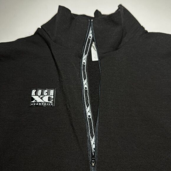 SportHill Apparel x KOCH XC Cross Country Half Zip Sz XL USA Made 90s Vintage - Picture 2 of 8